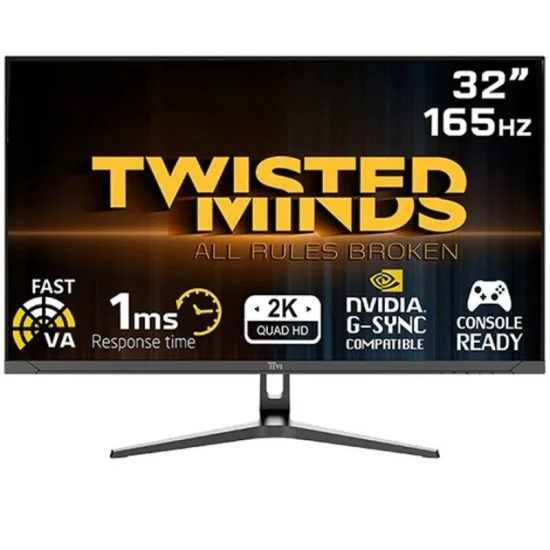 Twisted Minds 32" Flat, Qhd ,165Hz ,Va, 1Ms, Hdr , Hdmi 2.1 Gaming Monitor